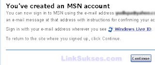 Cara daftar ke MSN