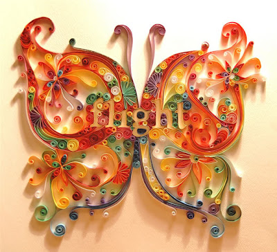 art of turning paper strips
