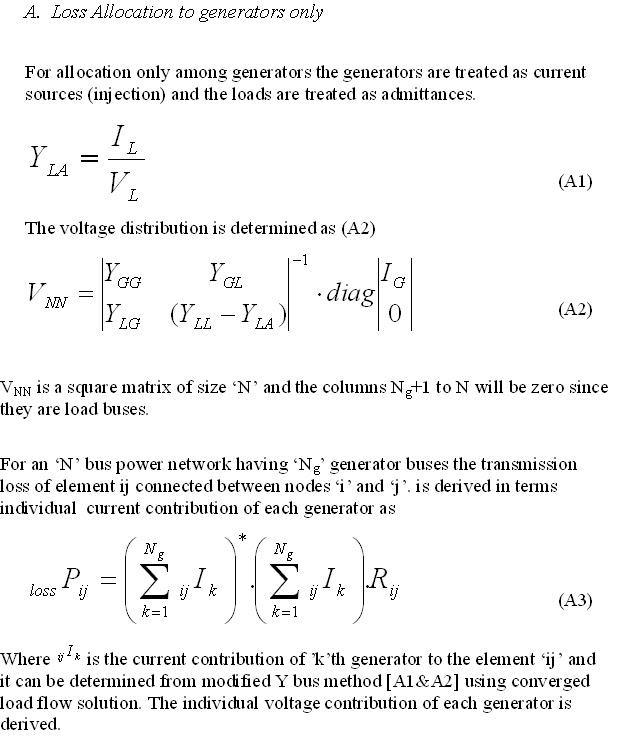 Power Transmission loss allocationPart 1