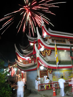 Kathu shrine and fireworks