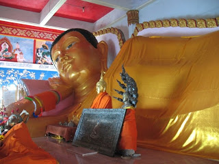 Reclining Buddha at Wat Koh Sirey, Phuket