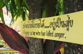 Buddhist teachings at Wat Mongkhon Nimit, Phuket Town