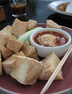 Fried tofu at Rimtang restaurant
