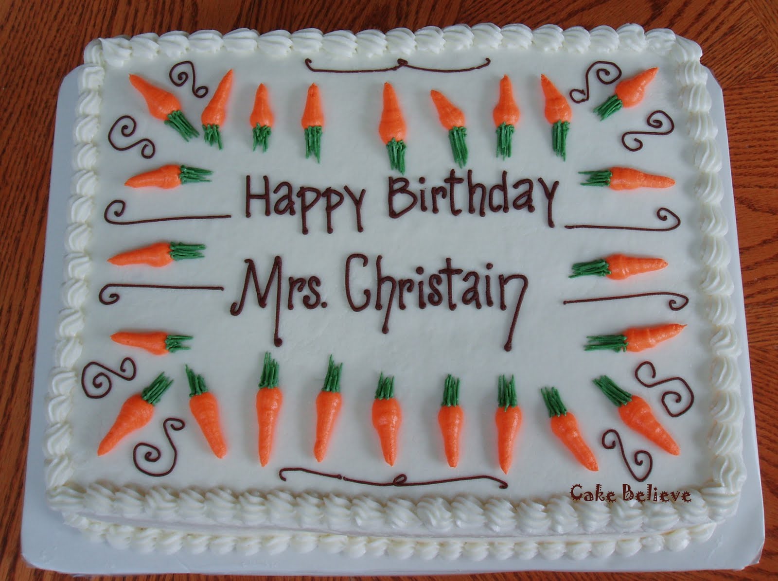 Carrot Cake Designs