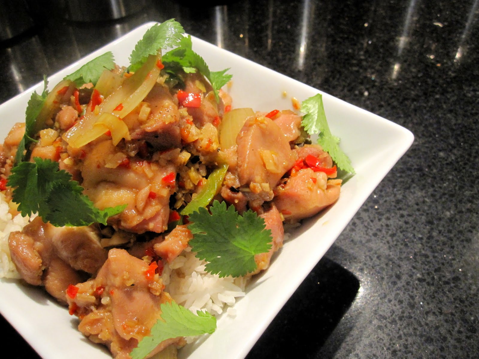 Bubbles n Squeaks Luke Nguyen's Lemongrass Chilli Chicken Ga Xao Xa Ot