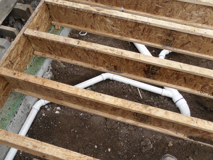Will Rogers Plumbing Blog Sewer Rough In for bathroom addition.