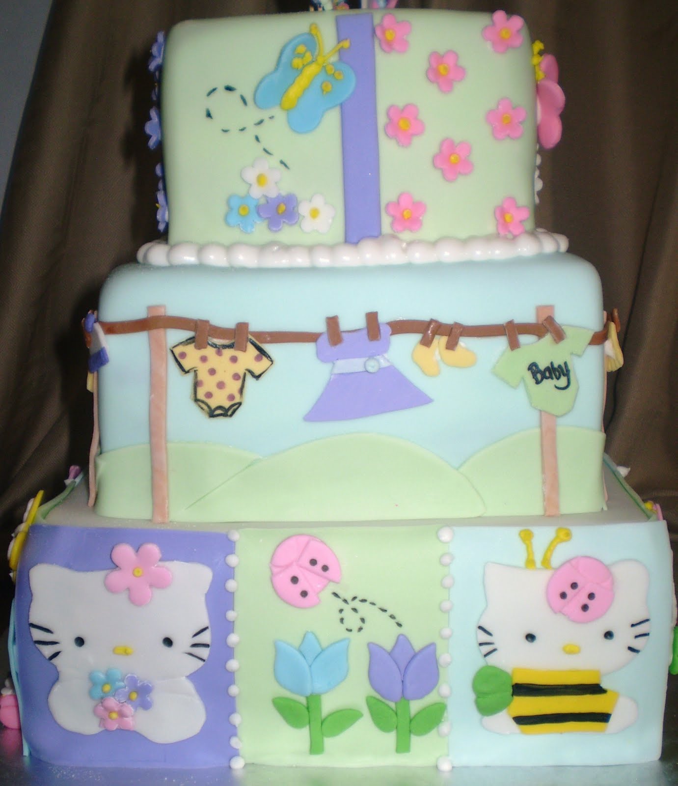 Divine Cakes by Janice: Hello Kitty Baby Shower Cake