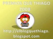 PREMIOS QUE THIAGO 2008