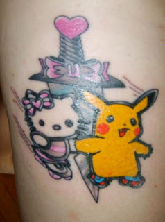 hello kitty, hello kitty tattoos, tattooing