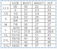 Banana Republic Dress Size Chart