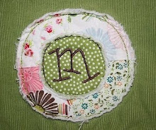 Double Raggedy Circle with Initial