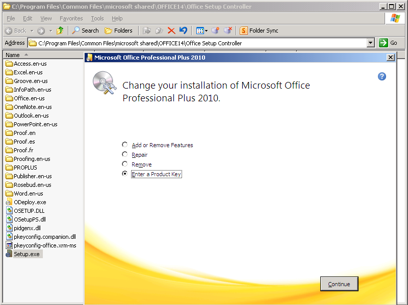 Microsoft Office 2007 The Setup Controller Has Encountered A Problem