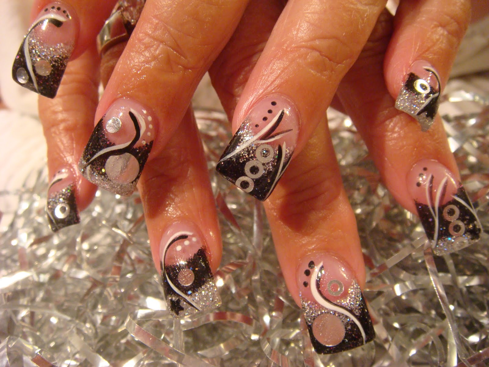 The Exciting Bow nail designs pink Pics The Exciting Bow nail designs pink Photo