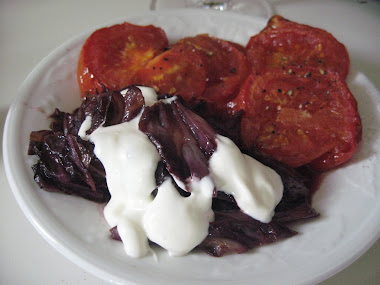 Seared Radicchio and Roasted Tomatoes