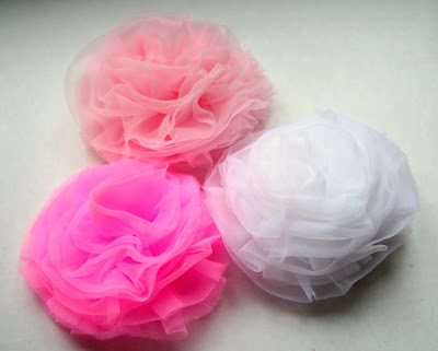 Chiffon Flowers
