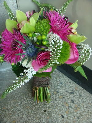 Fun funky unique bridal bouquet Not a bargain bouquet but just wanted to