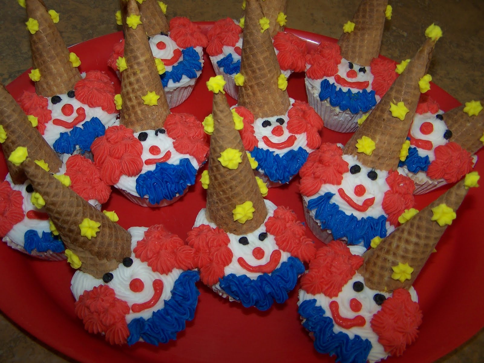 Carnival Themed Cupcakes