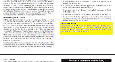 Advance Notice to Withdraw