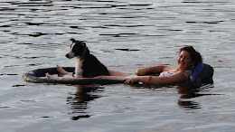 Zulu & Lisa on Raft