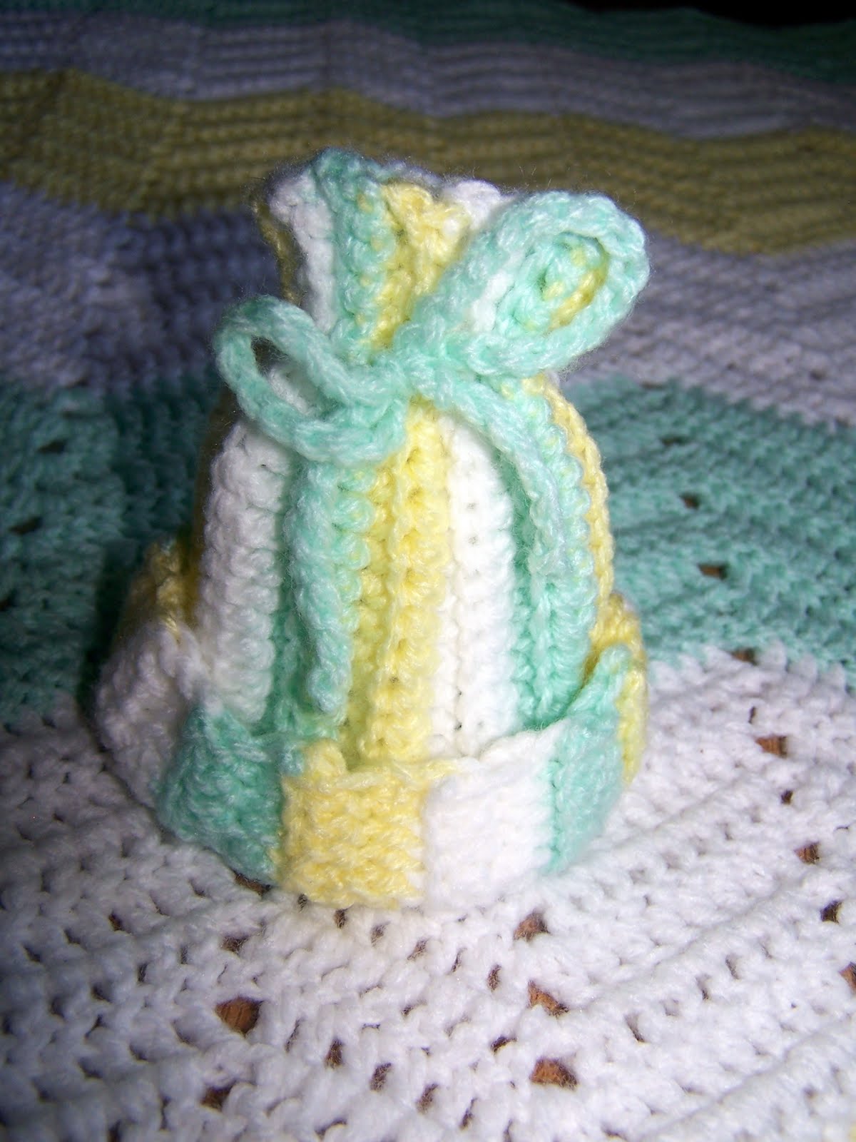 Hooked On Yarn Two more preemie blankets