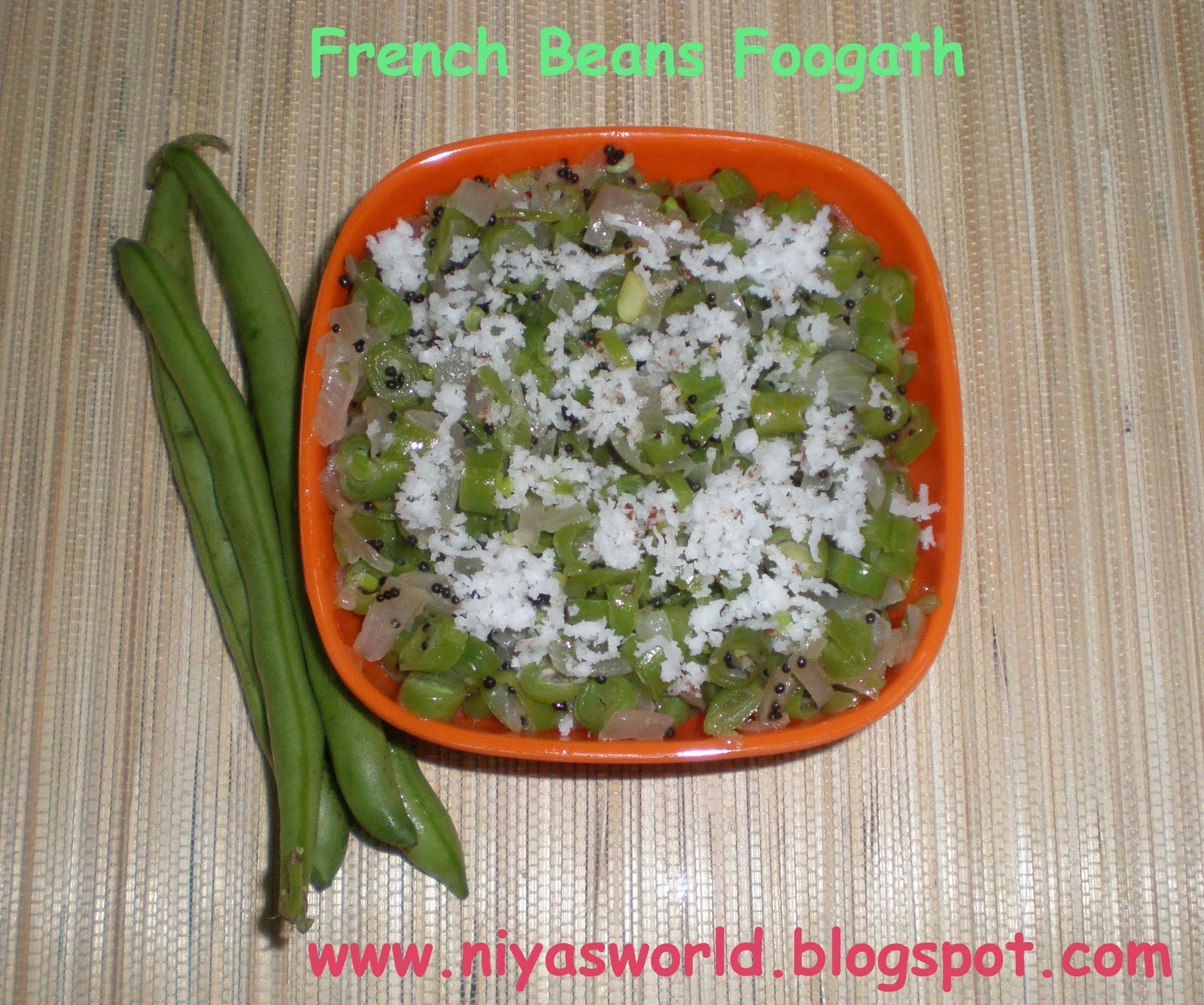 Niya's World French Beans Foogath