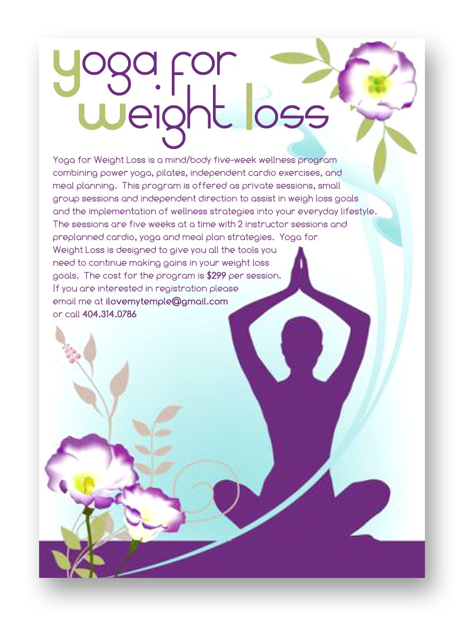 I LOVE MY TEMPLE Yoga & Wellness Center Yoga for Weight Loss