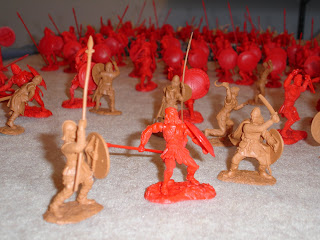 plastic spartan toy soldiers