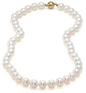 oyster pearls forming heart pearl necklace thai