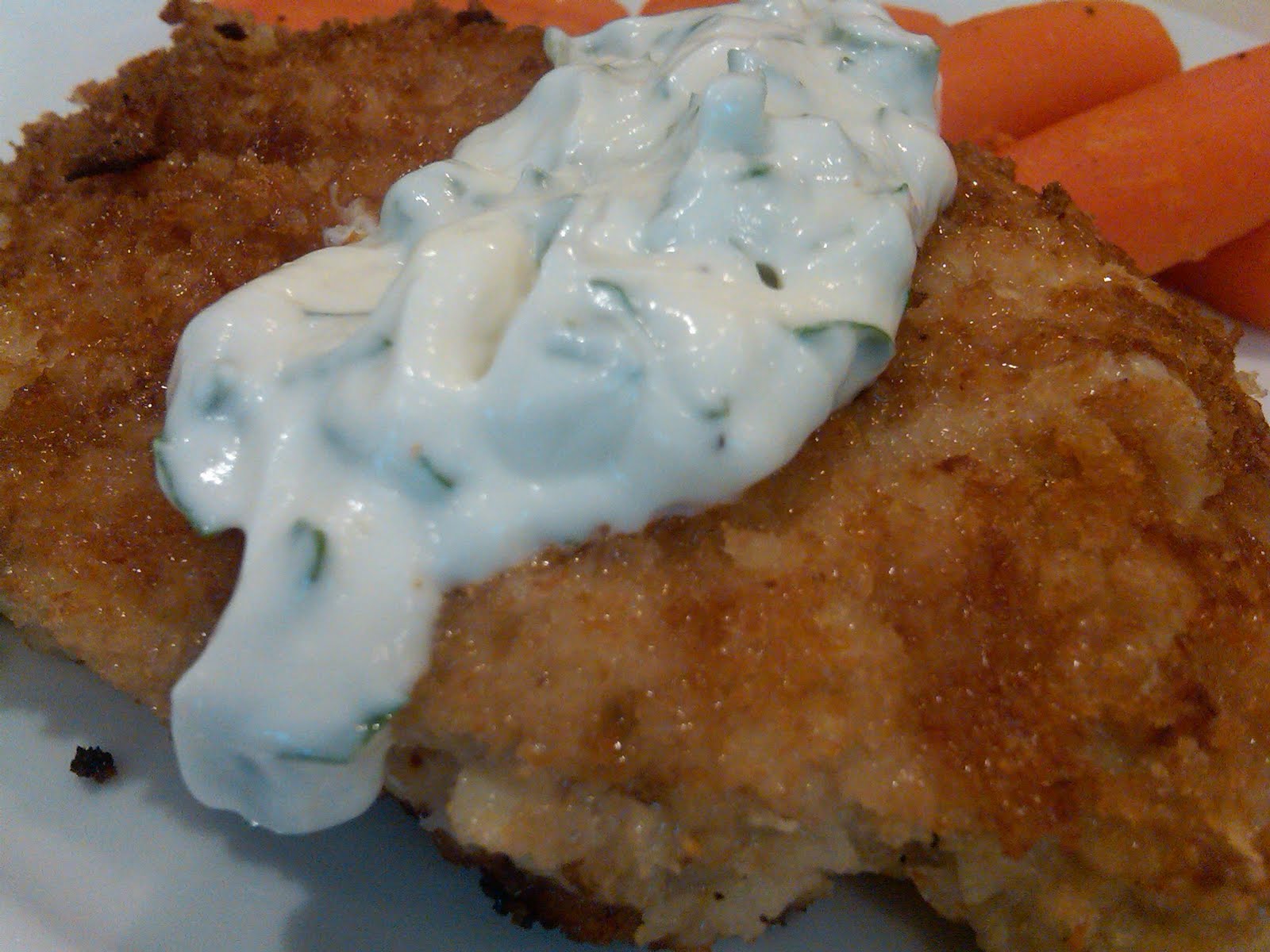 Eating My Words PankoCrusted Pork Chops with Herb Dressing