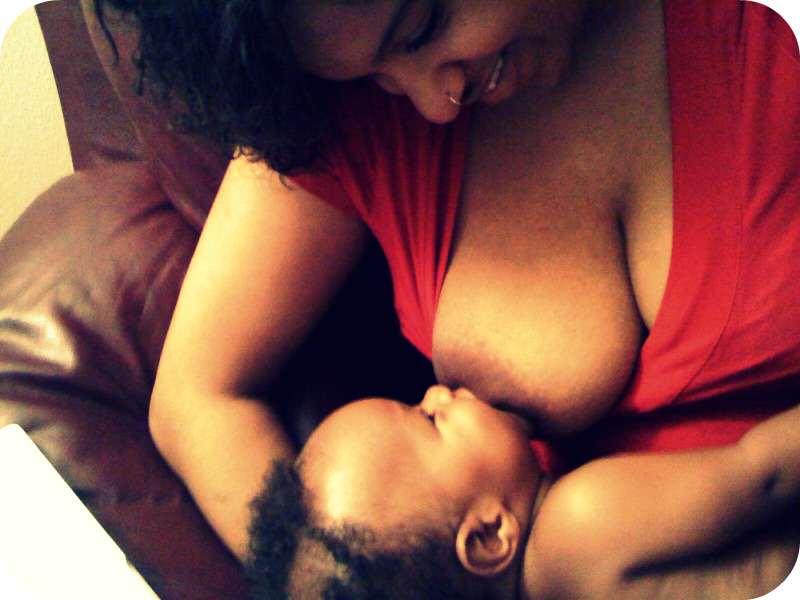 Beautiful Black Breastfeeding Photos.