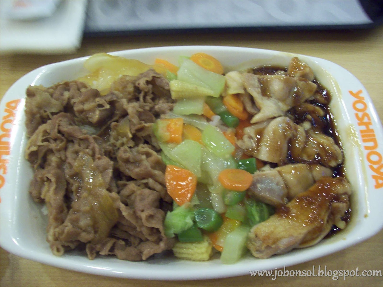 Cogito Ergo Sum Review My Yoshinoya Jumbo Plate (Beef Gyudon and
