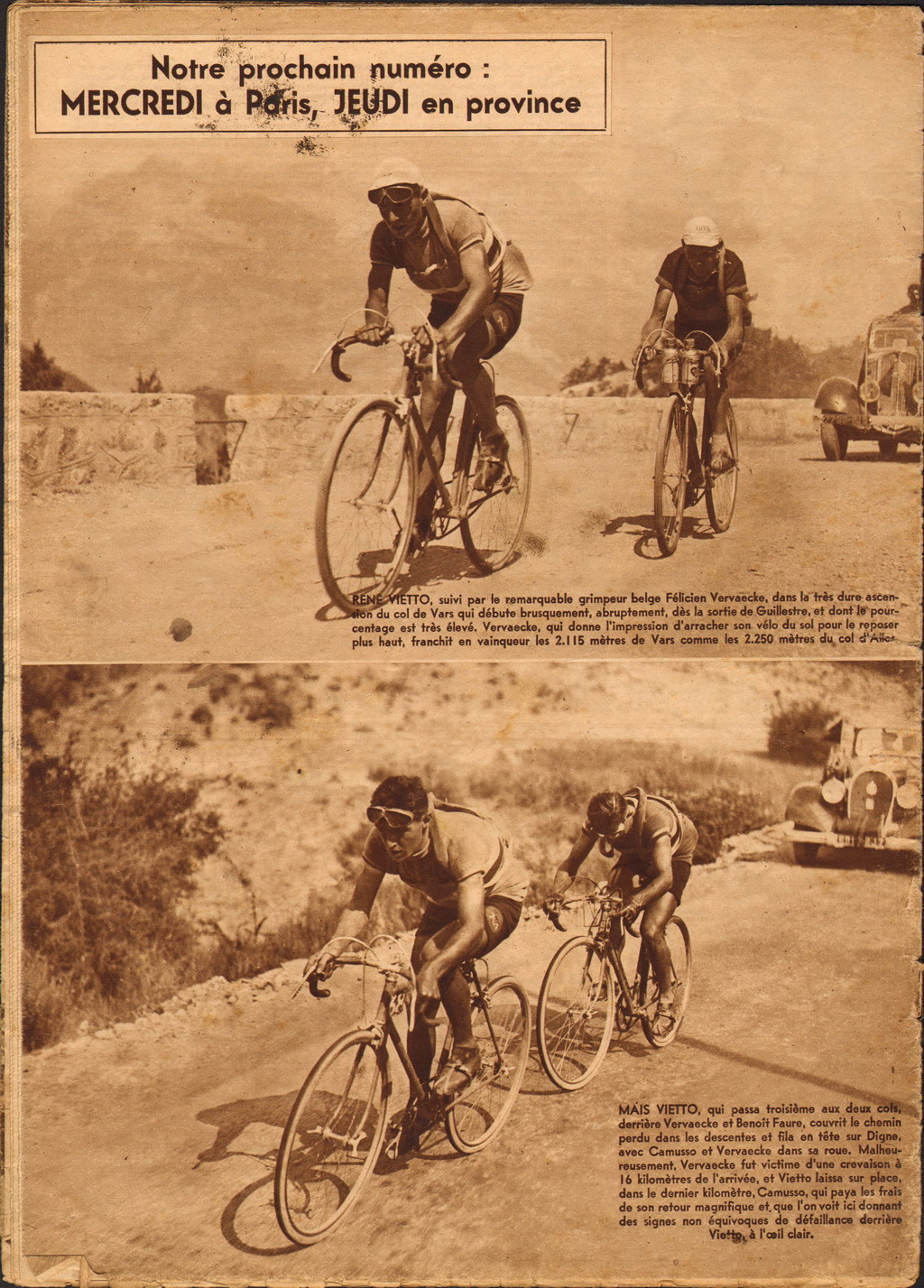 Cycling Passions 29th Tour de France 1935