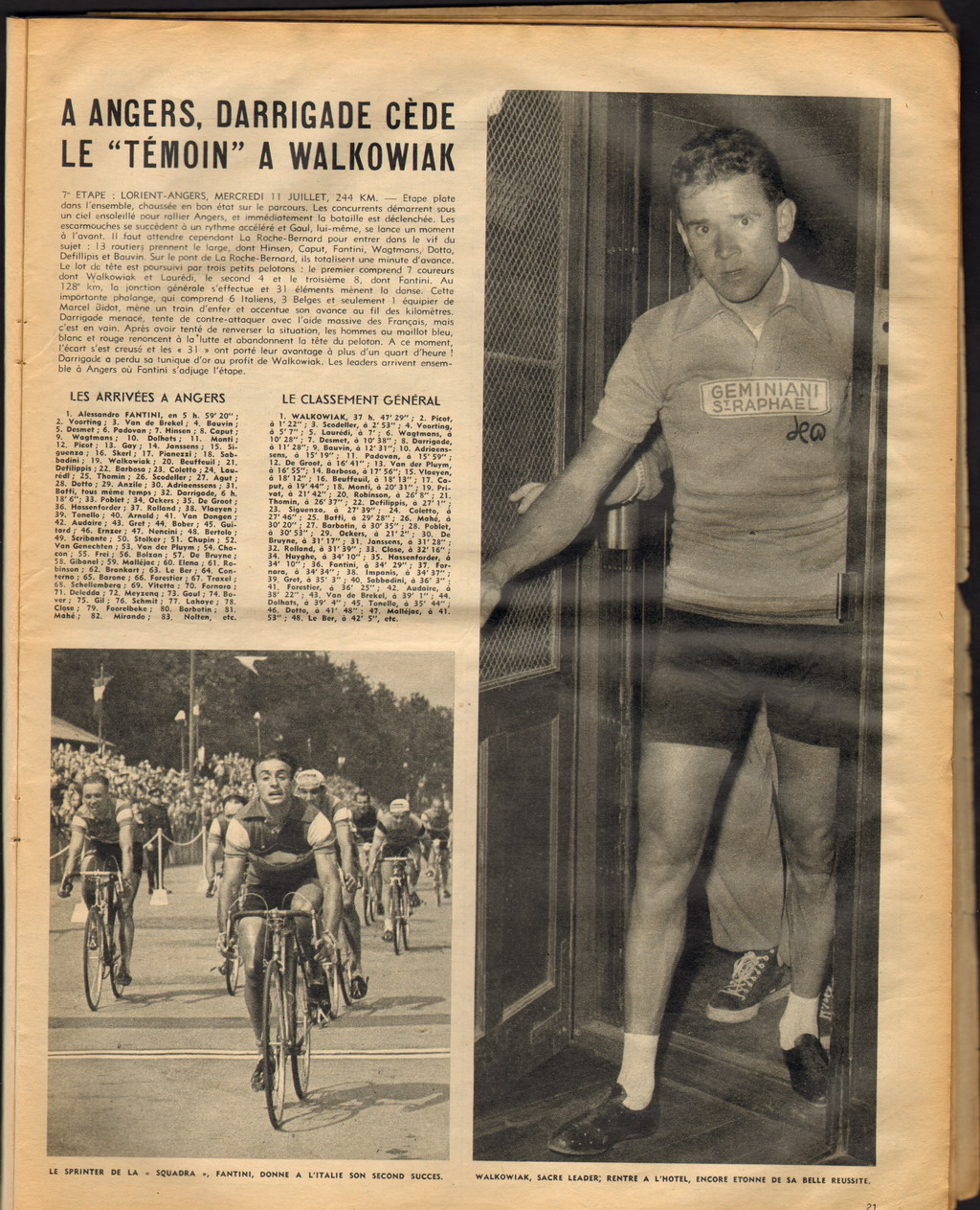 Cycling Passions 43rd Tour de France 1956