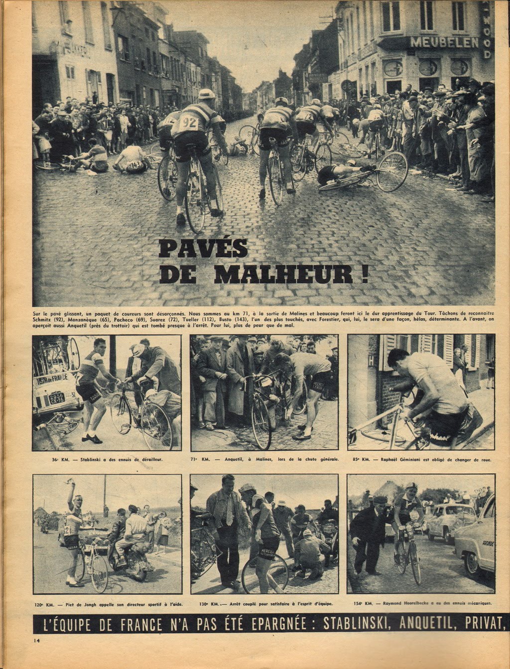 Cycling Passions 45th Tour de France 1958