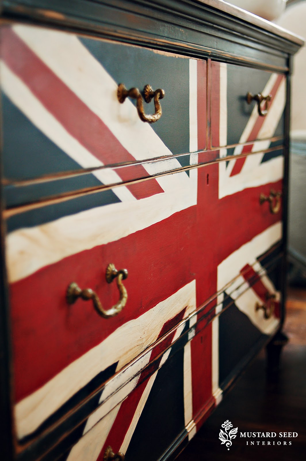 Union Jack Dresser Miss Mustard Seed
