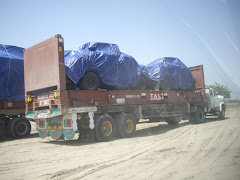 US Army HUMVEES being transported from Karachi Port to Kabul Afghanistan