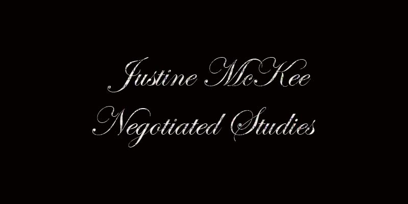 Justine McKee Negotiated Studies