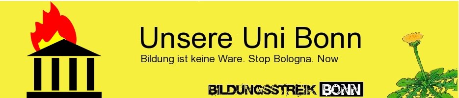 Bildungsstreik Uni Bonn 2010