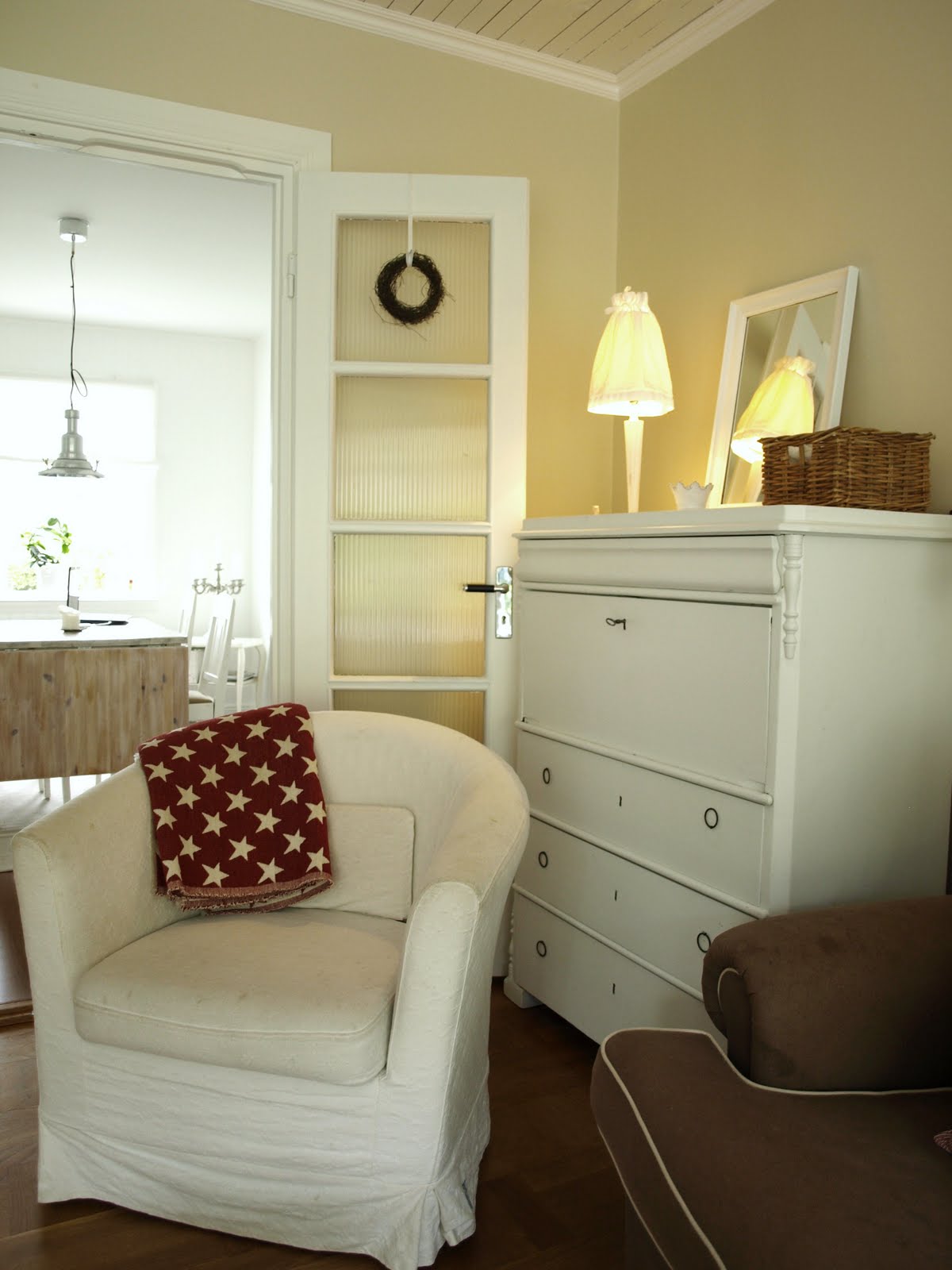 Engelska villan: vardagsrumsmakeover
