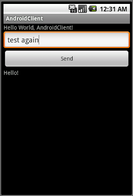 Simple communication using java.net.Socket Simple communication using java.net.Socket