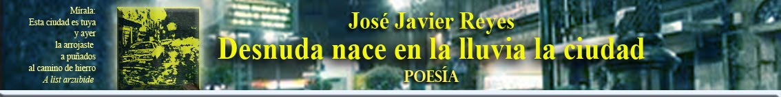 Desnuda nace en la lluvia la ciudad