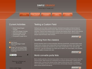 Simple+Orange Download Best Template Premium Blogger