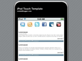iPod+Touch Download Best Template Premium Blogger