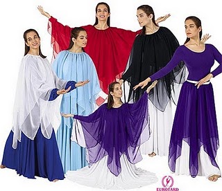 roupa de dança evangelica
