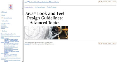 Java Look and Feel Design Guidelines: Advanced Topics