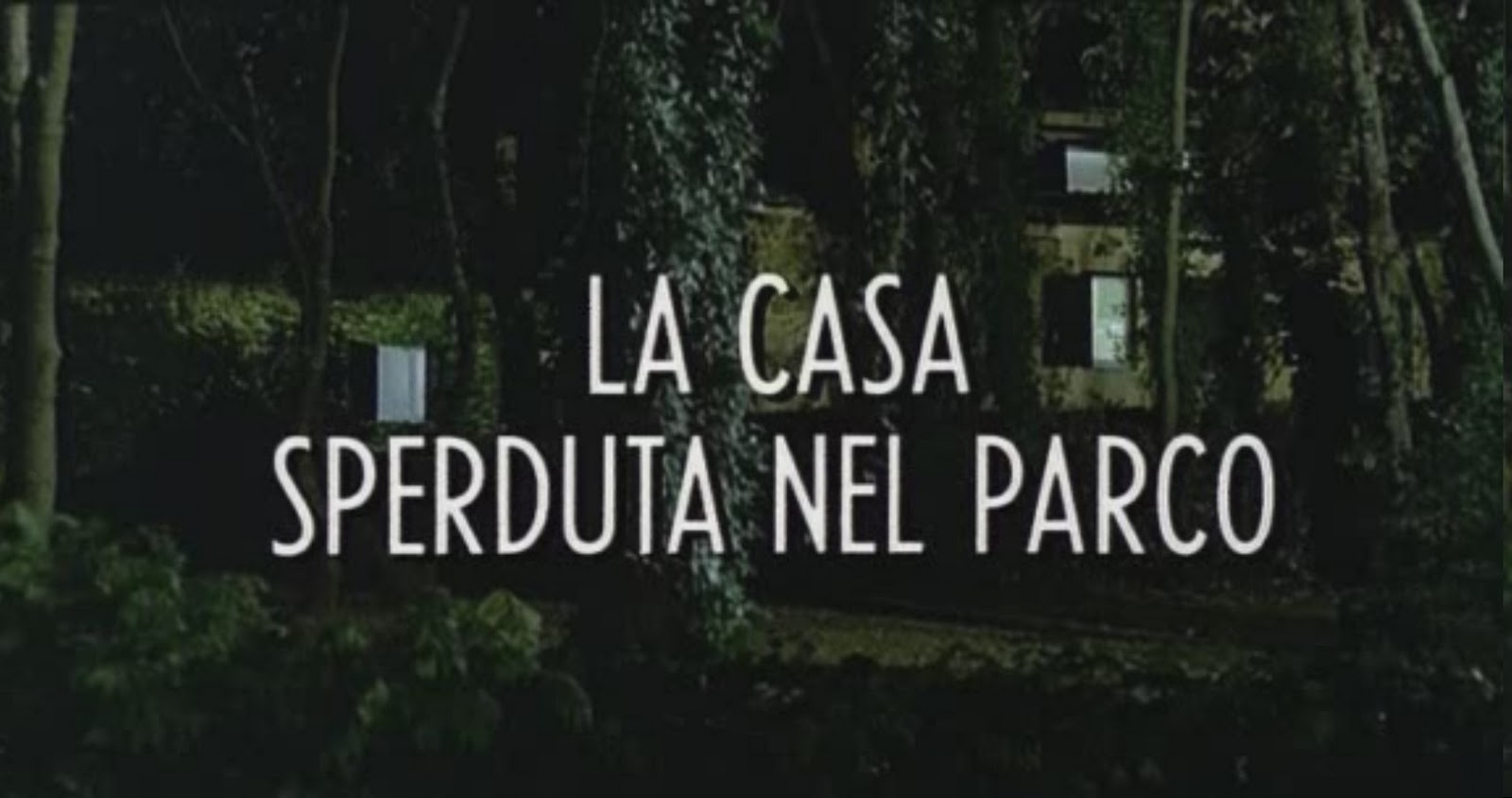 Le Théâtre Optique Casa sperduta nel parco, la (06.11.1980) [Ruggero