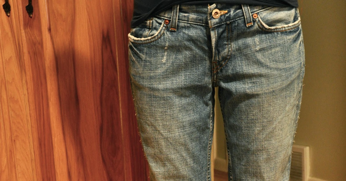 C&C How to make jeans smaller or just skinnies!