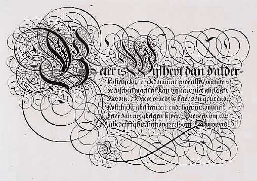 Black And White Calligraphy Art