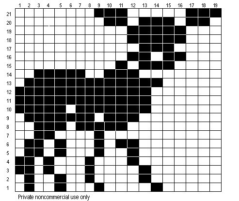 Badger Unraveled: the silver doe friendship bracelet diagrams 