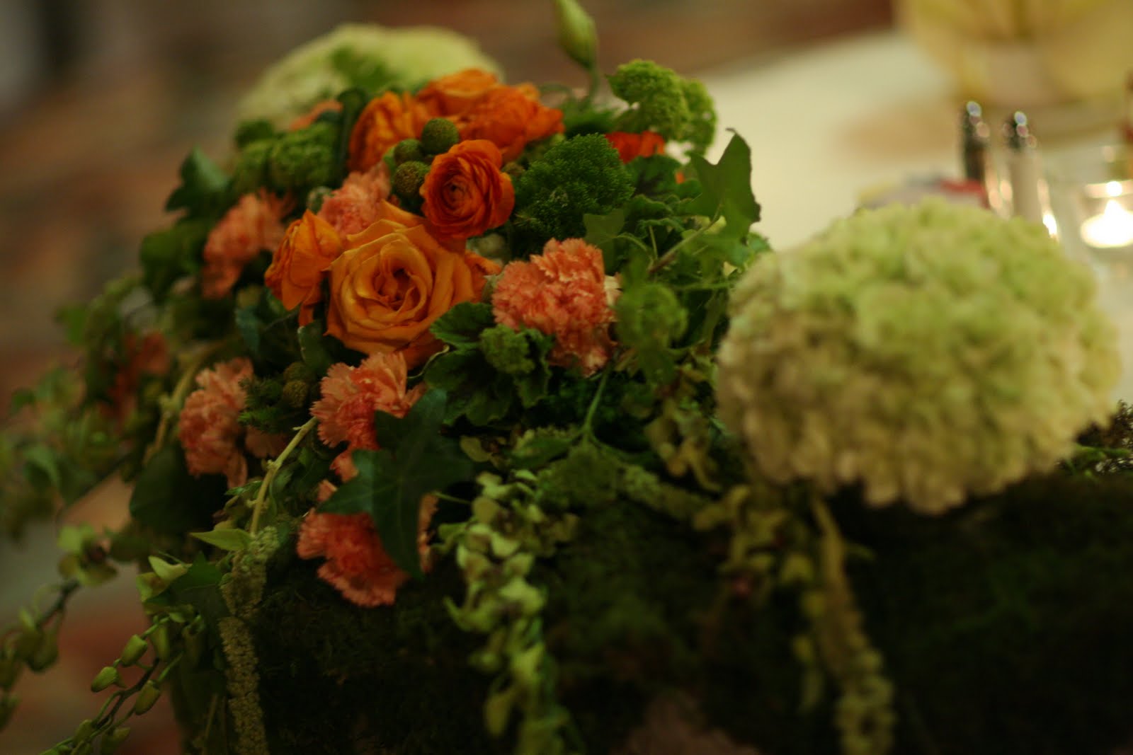 Moss Floral Arrangements